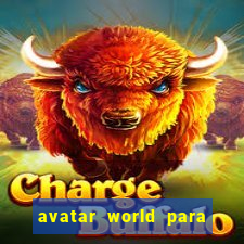 avatar world para imprimir e colorir